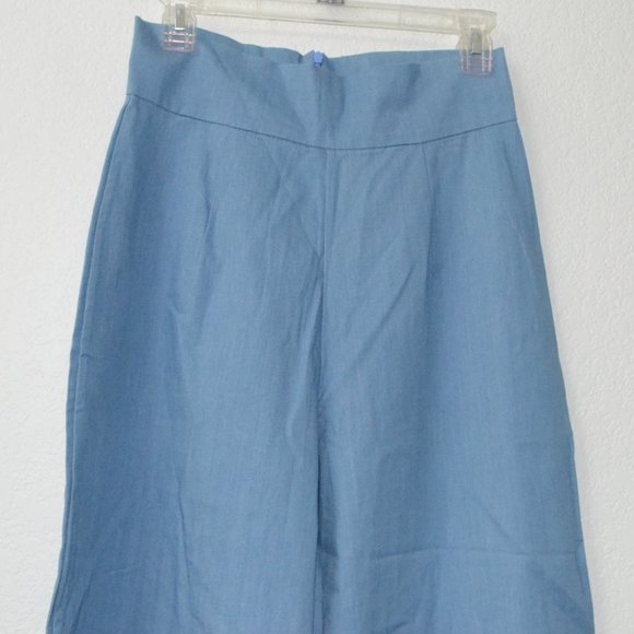 Never A Wallflower MATADOR PANTS LIGHT BLUE DENIM Small - Picture 5 of 16